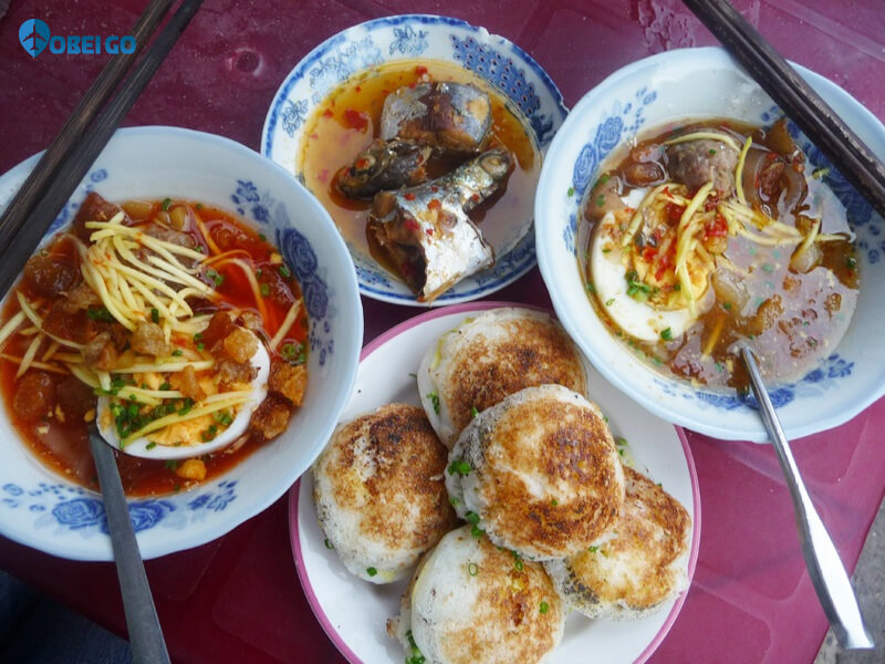 bánh căn khu du lịch Hòn Rơm Bình Thuận