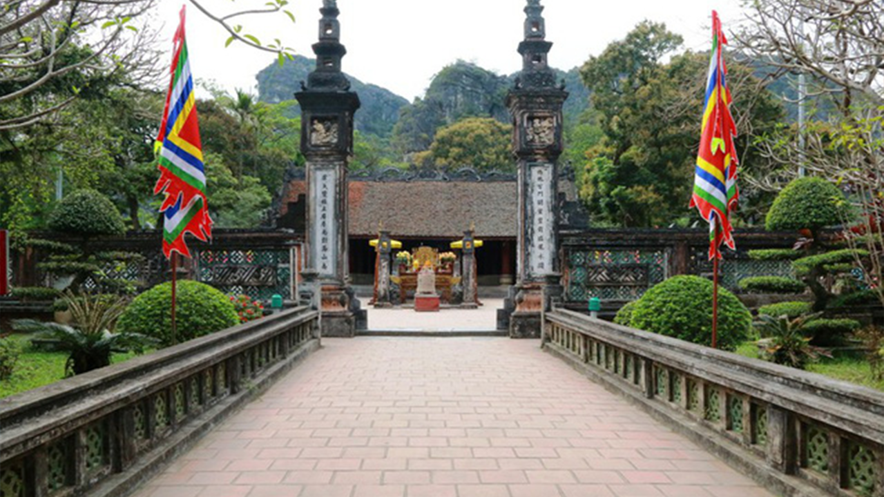 Cấu trúc đền vua Đinh Tiên Hoàng